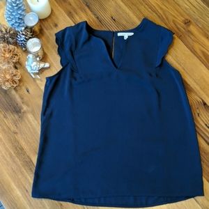 Navy Blue Blouse